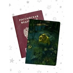 Обложка для паспорта , белый Jojo Print