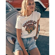 Футболка Wrangler Women Regular Tee, 1 шт., размер L, белый