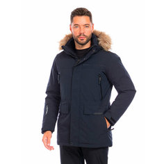 Парка LAFOR Зимняя, размер 58 (4XL), темно-синий