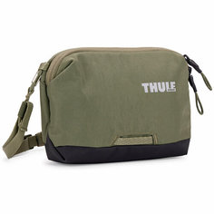 Сумка кросс-боди THULE, фактура зернистая, серый
