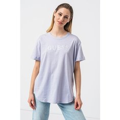Футболка GUESS, размер XS, фиолетовый