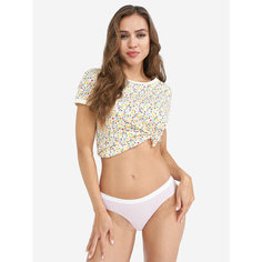 Трусы Columbia, комплект из 2 шт., размер XL, розовый/бежевый