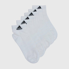 Носки adidas, комплект, 3 пары, размер L, белый