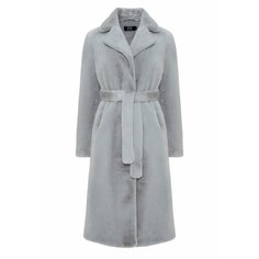 Шуба классика SAS womanswear, размер S(42-44), серый