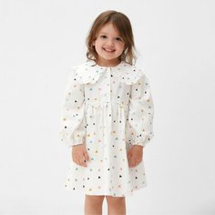 Платье Kaftan, размер 122/128, белый