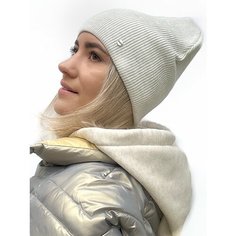 Шапка бини A.cappello, размер 54-57, светло-серый
