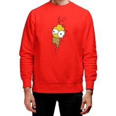 Свитшот ROLY, размер 2XL, , красный
