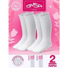 Гольфы OMSA KIDS 2 пары, размер 27/30, , bianco