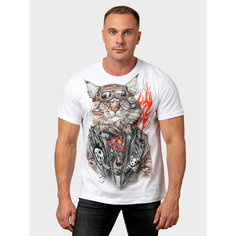 Футболка MixFix, размер XXXL, белый