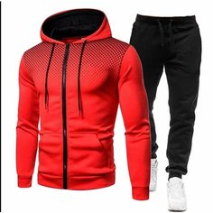 Костюм спортивный Jools Fashion, размер 54, красный