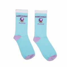 Носки Kawaii Factory, 100 den, размер 35-39, бирюзовый