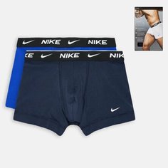 Трусы NIKE, комплект из 2 шт., размер L, синий