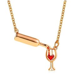 Колье LERO, длина 45 см, золотистый