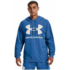 Худи спортивное Under Armour Rival Fleece Big Logo Hoodie, размер MD, , белый, мультиколор, синий