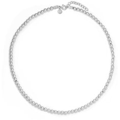 Колье LU Jewel, серебро, 925 проба, длина 41 см., серебристый