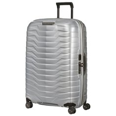 Чемодан Samsonite, 98 л, размер L, серебристый