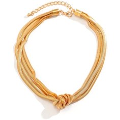 Колье WASABI jewell, длина 35 см, золотистый