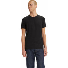 Футболка Levis Men 2Pack Slim Fit Crewneck T-shirts, 2 шт., размер XXS, чёрный Levis®