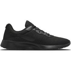 Кроссовки NIKE Tanjun, полнота F (EU)/ на среднюю стопу, размер 11 US, Black/Barely Volt/Black