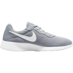 Кроссовки NIKE Nike Tanjun, полнота F (EU)/ на среднюю стопу, размер 6.5 US, Wolf Grey/Barely Volt/Black/White