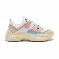 Кроссовки Tommy Jeans LIGHTWEIGHT SHOE, размер T36, бежевый/белый/светло-розовый/голубой