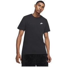 Футболка NIKE NSW CLUB TEE, 1 шт., размер XS, чёрный