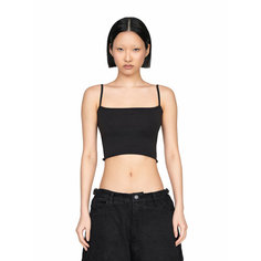 Топ XSAI SLIP TOP, размер M, чёрный