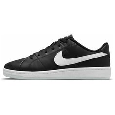 Кеды NIKE Court Royale 2 Next Nature, полнота F (EU)/ на среднюю стопу, размер 9,5 US, чёрный