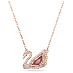 Колье SWAROVSKI, кристаллы Swarovski, длина 38 см, золотой