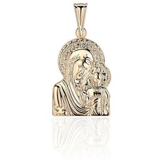 Подвеска Эстет, красное золото, 585 проба