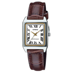 Наручные часы CASIO Collection, коричневый/серебряный/белый