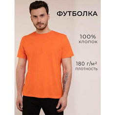Футболка Uzcotton Premium, размер 48-50\L, оранжевый