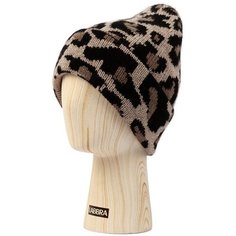 Шапка бини LABBRA, размер 57, grey/black