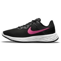 Кроссовки NIKE Revolution 6, полнота F (EU)/ на среднюю стопу, размер 5.5, чёрный