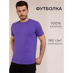 Футболка Uzcotton Premium, размер 48-50\L, сирень