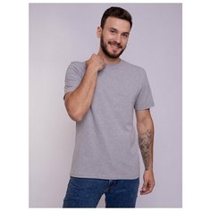 Футболка Uzcotton Premium, размер 52-54\XXL, темно-серый меланж