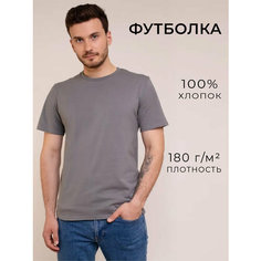 Футболка Uzcotton Premium, размер 56-58\3XL, серый