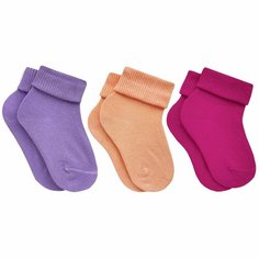 Носки RuSocks Базовая коллекция, 3 пары, размер 12-14, , мультиколор