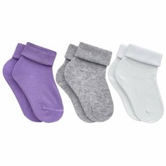 Носки RuSocks Базовая коллекция, 3 пары, размер 9-10, , мультиколор