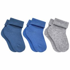 Носки RuSocks Базовая коллекция, 3 пары, размер 10-12, , мультиколор