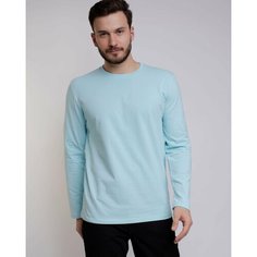 Лонгслив Uzcotton Premium, размер 48-50\L, , голубой