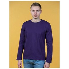 Лонгслив Uzcotton Premium, размер 50-52\XL, , слива