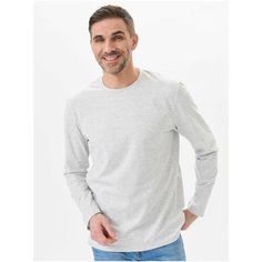 Лонгслив Uzcotton Premium, размер 44-46\S, , серый