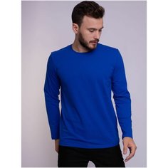 Лонгслив Uzcotton Premium, размер 48-50\L, , синий