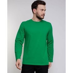 Лонгслив Uzcotton Premium, размер 50-52\XL, , зеленый
