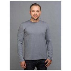 Лонгслив Uzcotton Premium, размер 50-52\XL, , серый