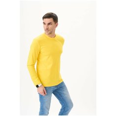 Лонгслив Uzcotton Premium, размер 50-52\XL, , Желтый