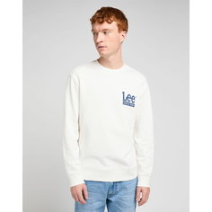 Свитшот Lee Men Crew Sweetshirt, размер XXL, , ecru