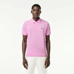 Поло LACOSTE Classic Fit, размер T4, ярко-розовый