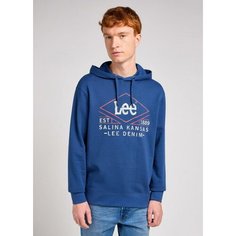 Худи Lee Men Hoodie, размер L, , Drama Navy
